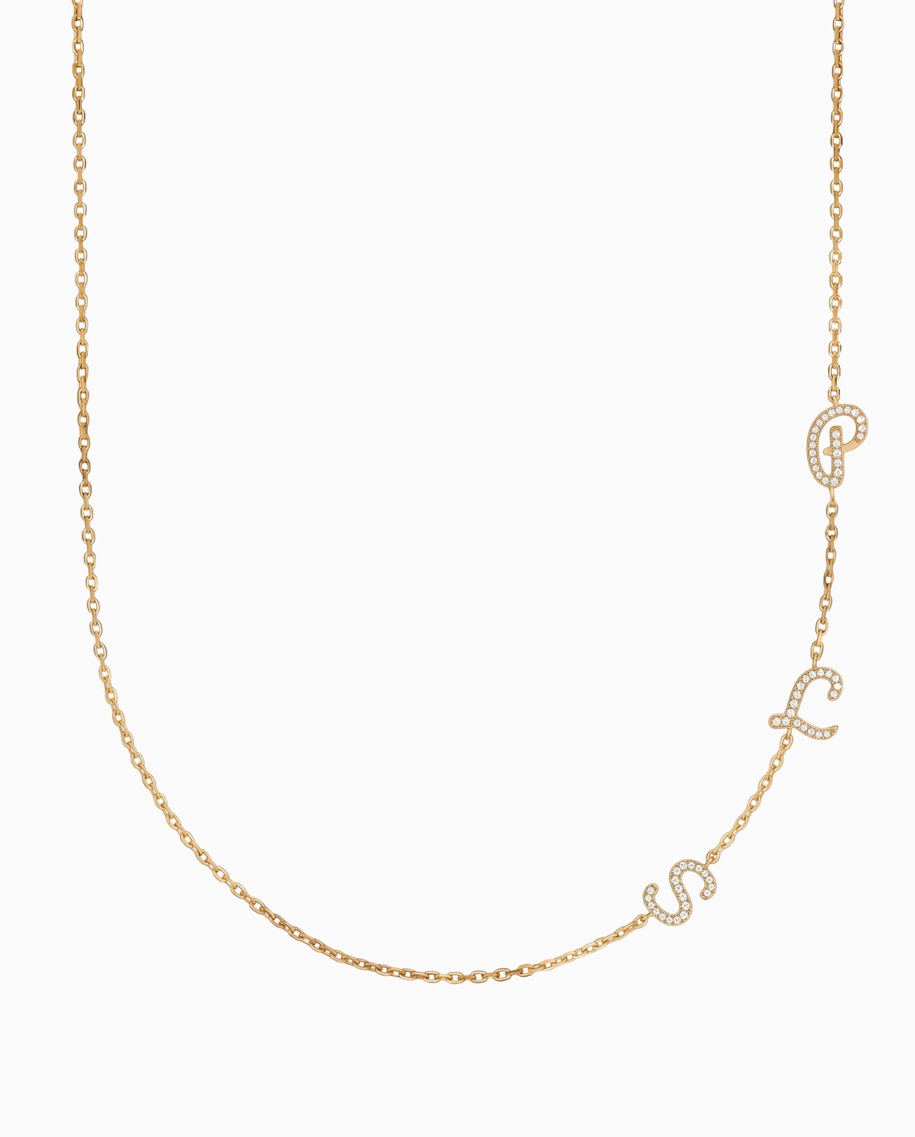 Ketting met naam en initialen