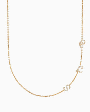 Ketting met naam en initialen
