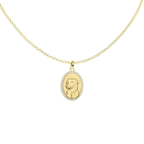 Animal Portrait Uploud Necklace Relief