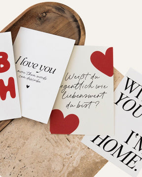 Geschenktasche & Valentintstagskarte