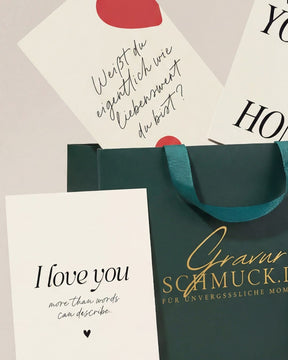 Geschenktasche & Valentintstagskarte