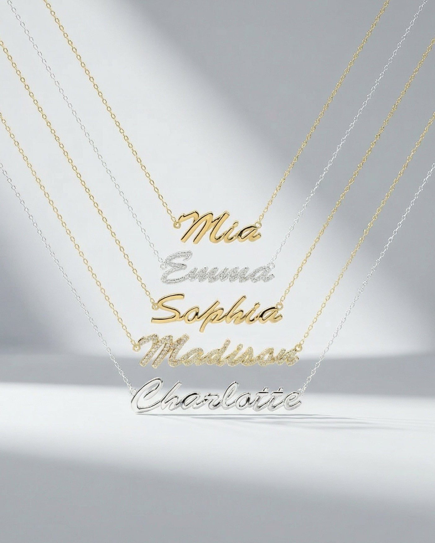 Namenskette Zirkonia