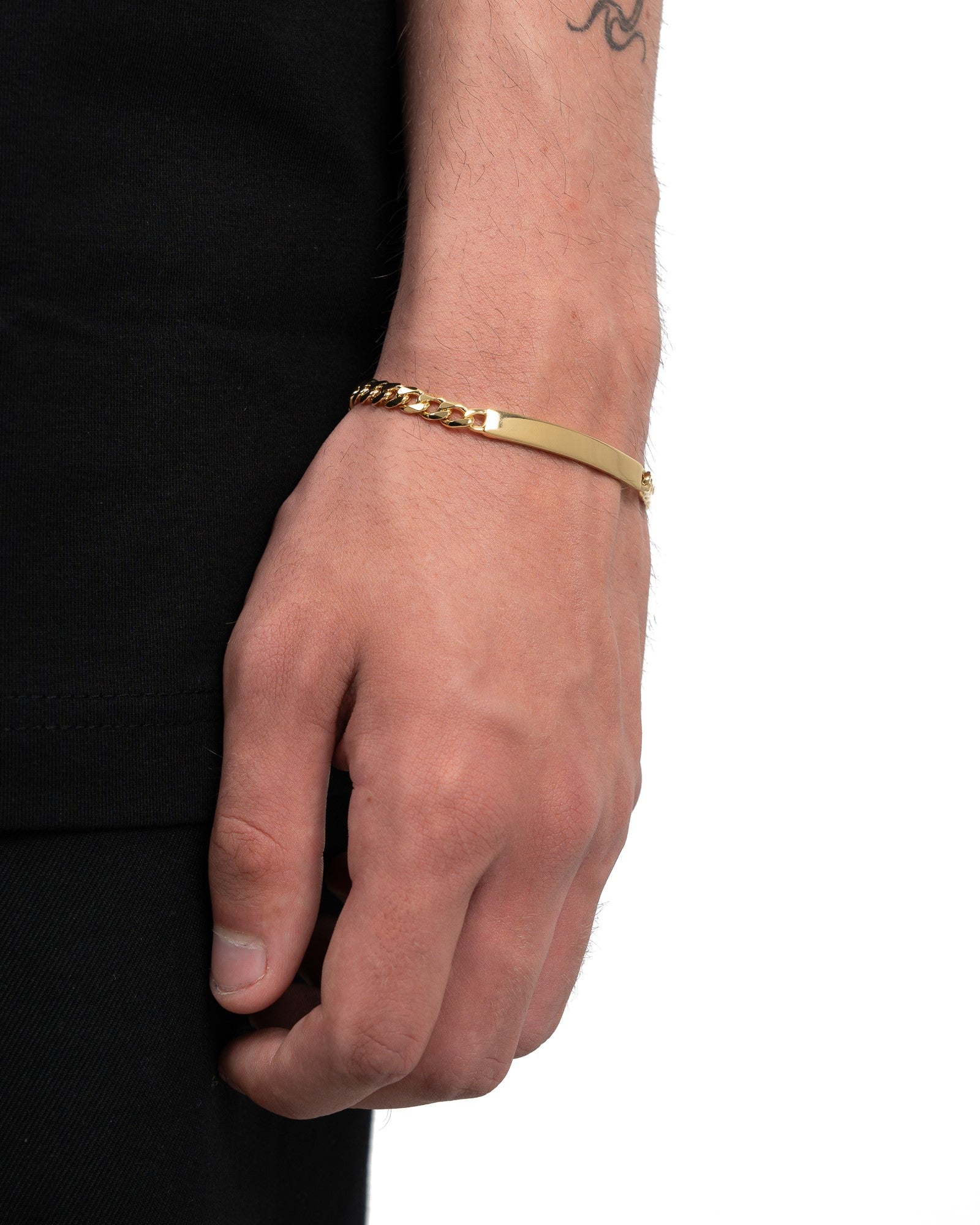 Gravurarmband Gravurplatte Panzer ID-Armband