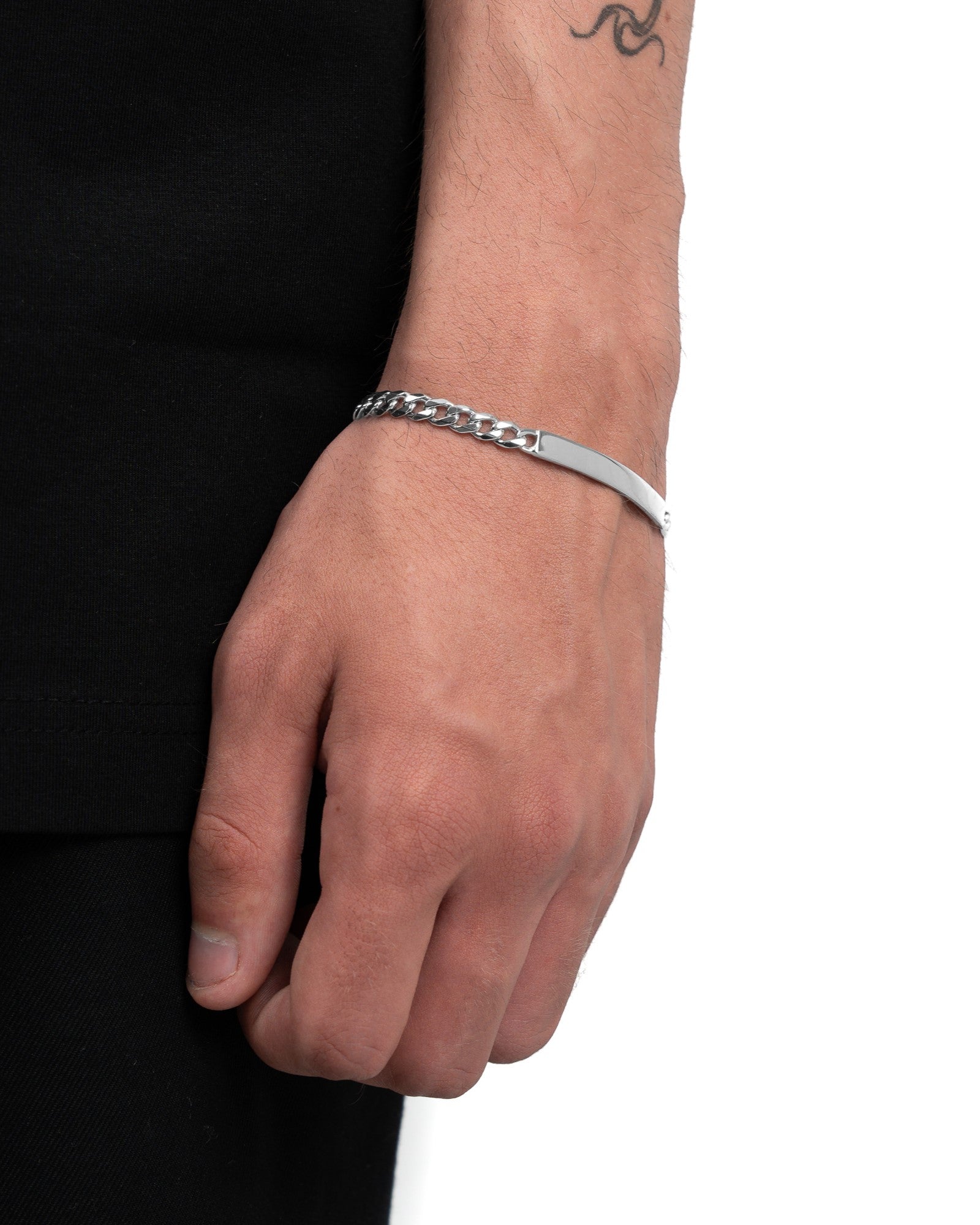 Gravurarmband Gravurplatte Panzer ID-Armband