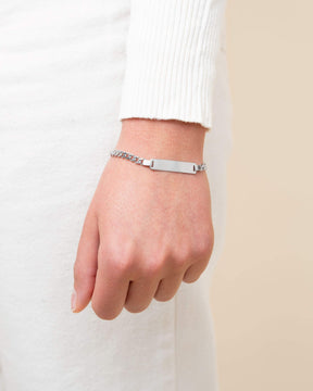 Gravurarmband Gravurplatte Mattiert