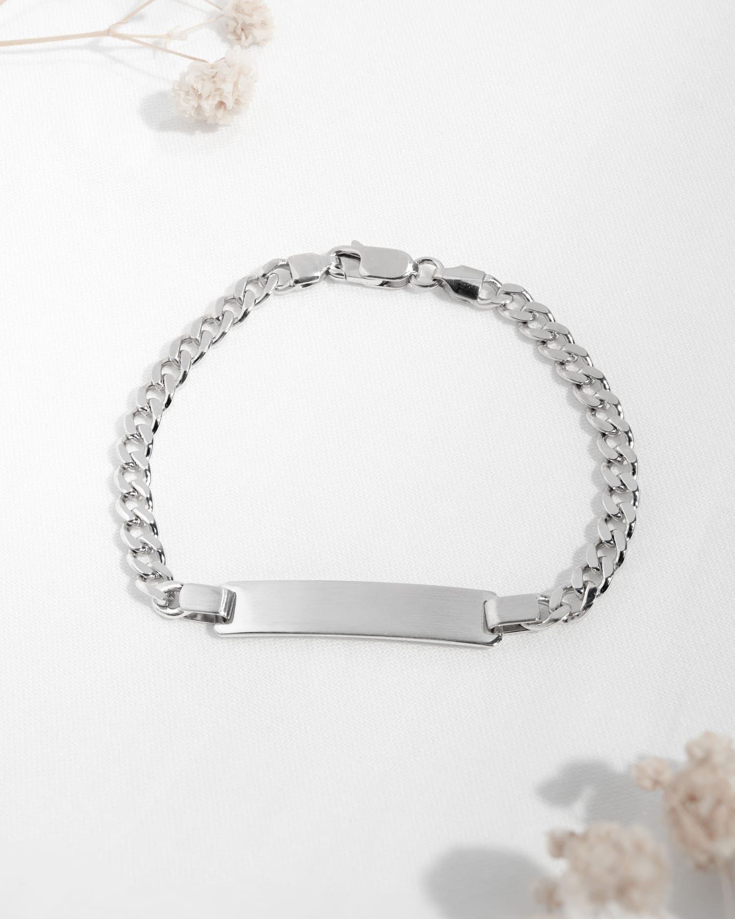 Gravurarmband Gravurplatte Mattiert