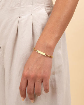 Gravurarmband Gravurplatte