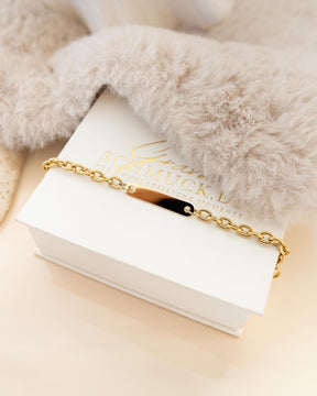Gravurarmband Gravurplatte