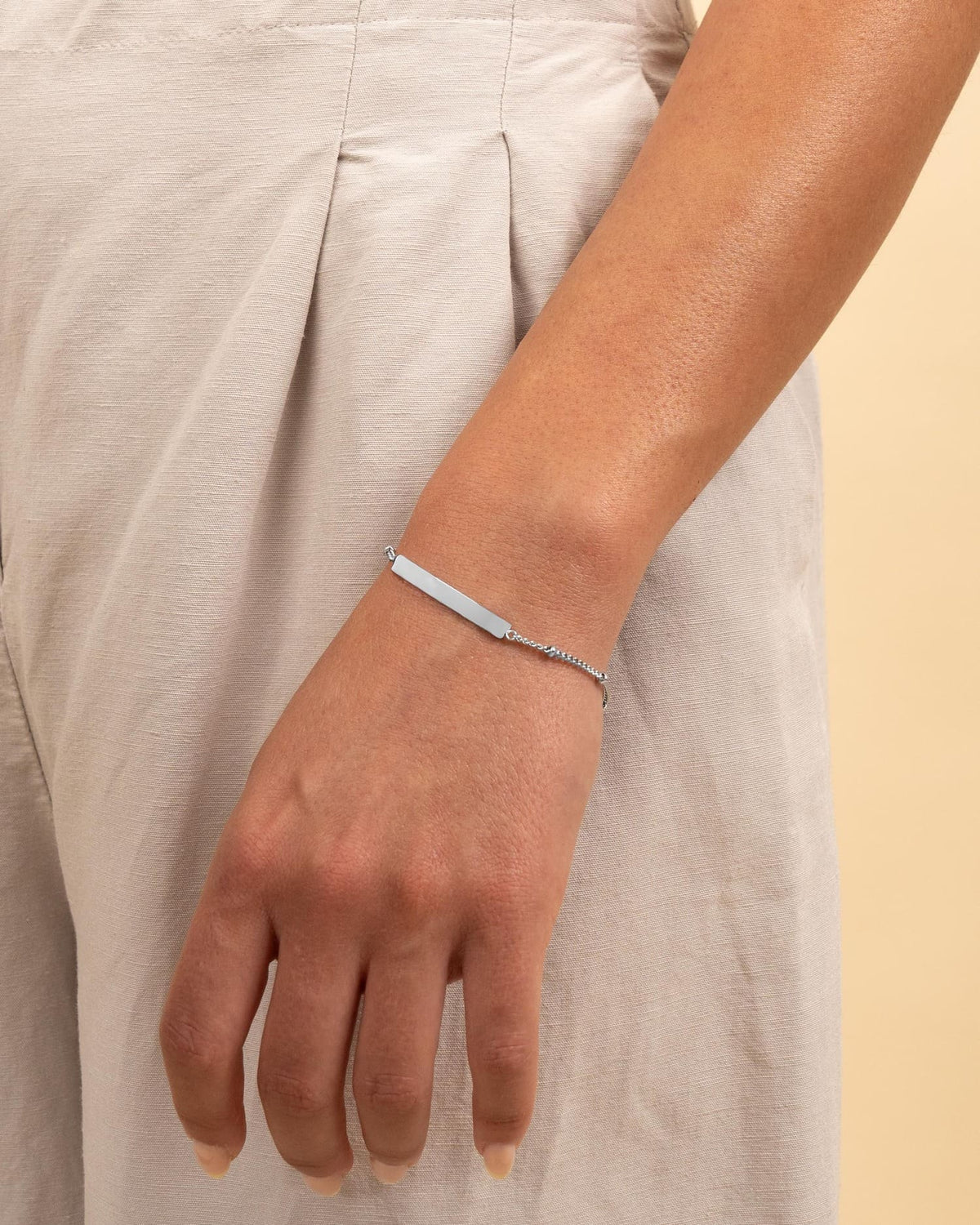 Gravurarmband Gravurplatte