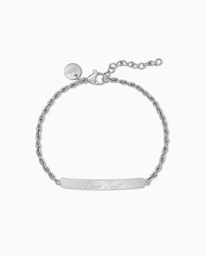 Graveerarmband Graveerplaat