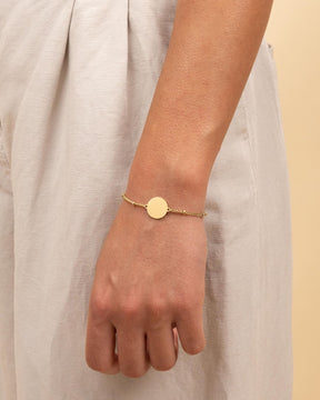 Handschrift Upload Gravurarmband Gravurplatte Rund