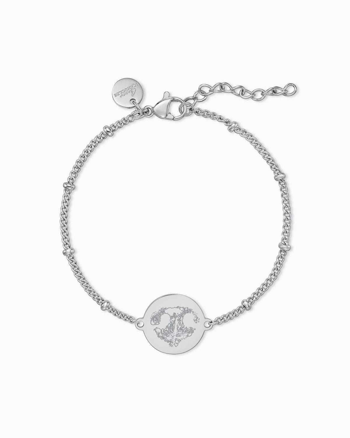 Nasenabdruck Gravurarmband Gravurplatte Rund