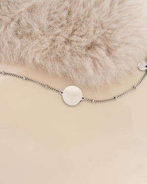 Sternzeichen Gravurarmband Gravurplatte Rund