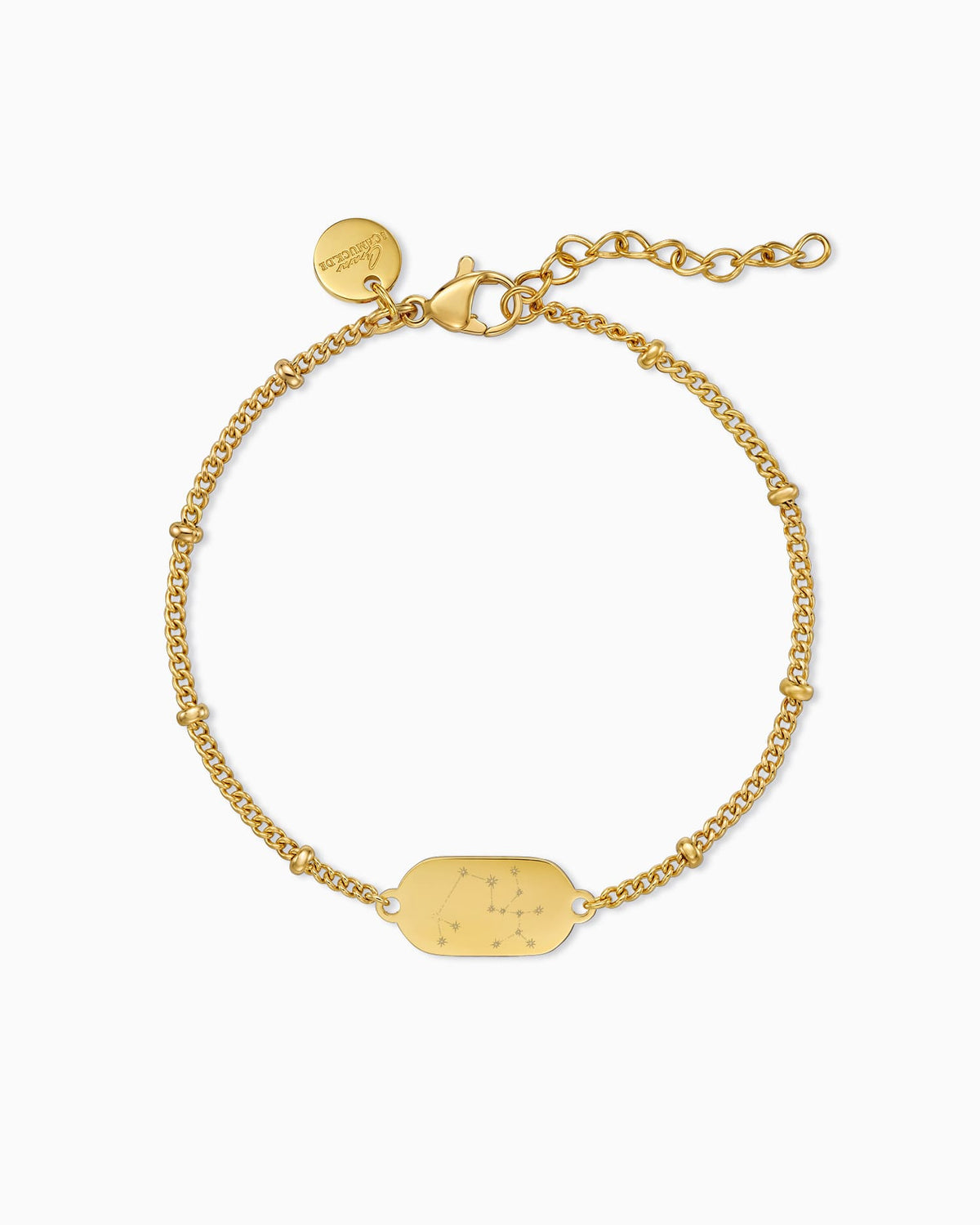 Sternzeichen Gravurarmband Gravurplatte Oval