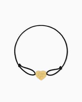 Handwritten Text Upload Engraved Bracelet Engraved Plate Fabric Bracelet Heart