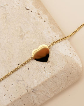 Gravurarmband Gravurplatte Herz