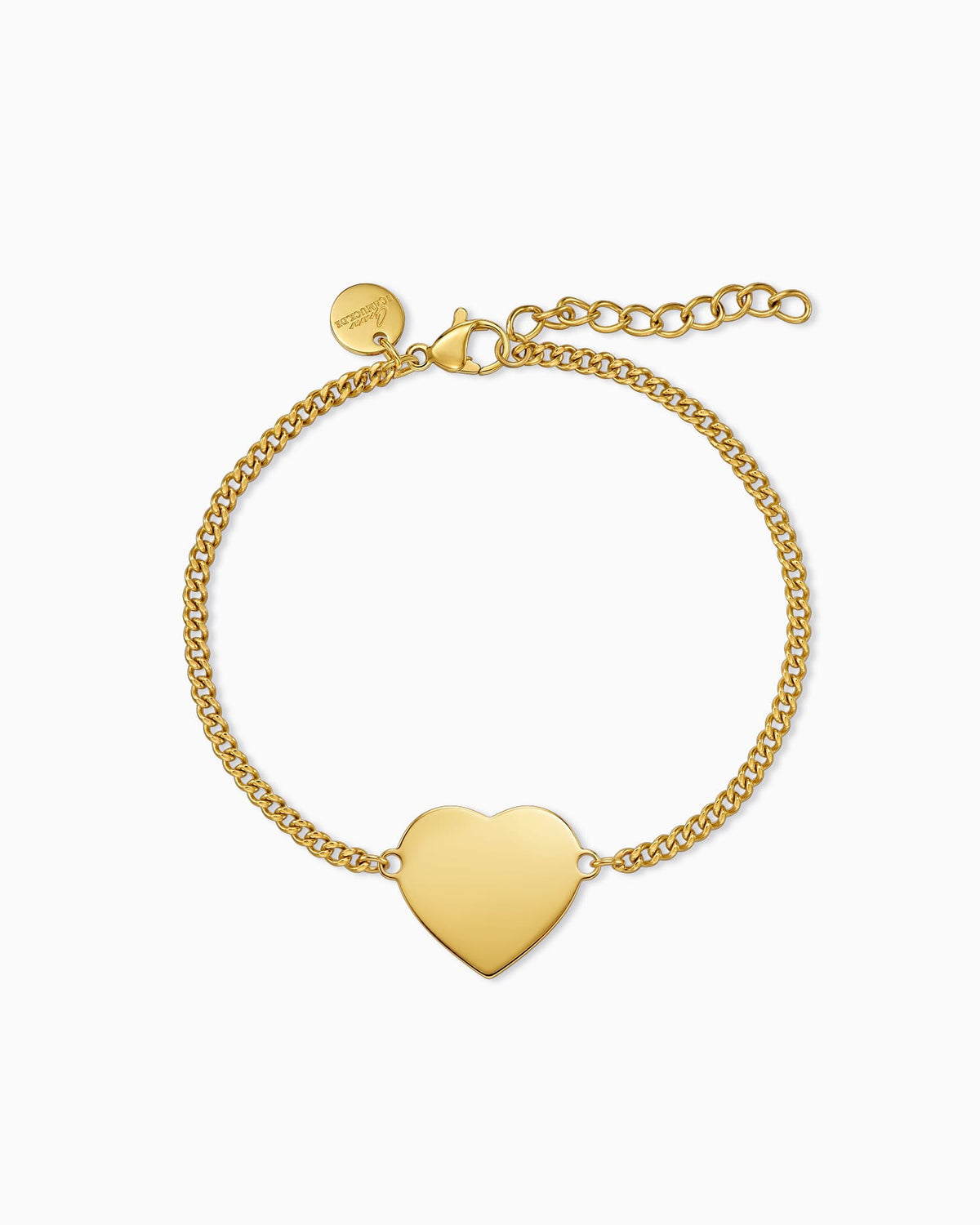 Gravurarmband Gravurplatte Herz