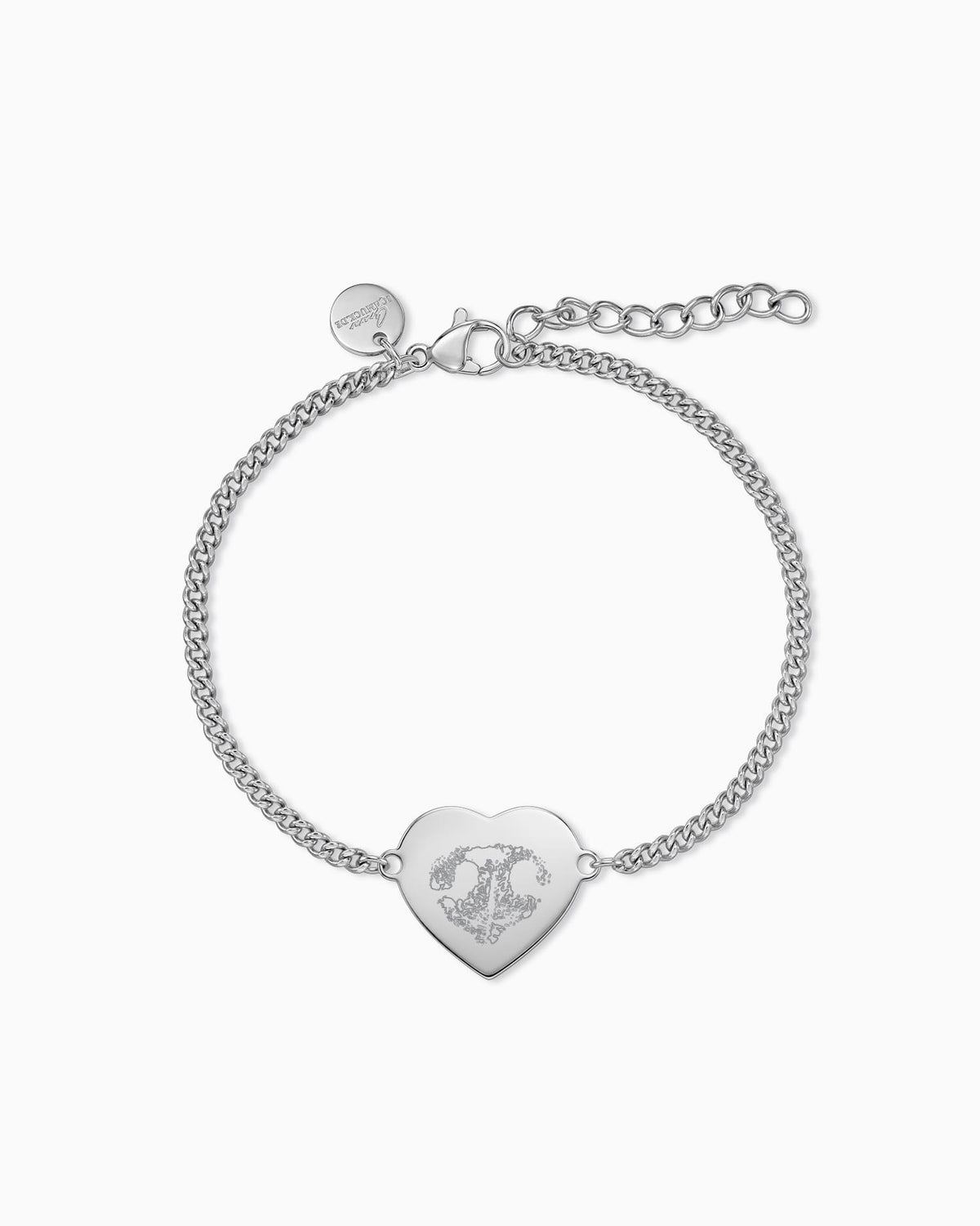 Nasenabdruck Gravurarmband Gravurplatte Herz