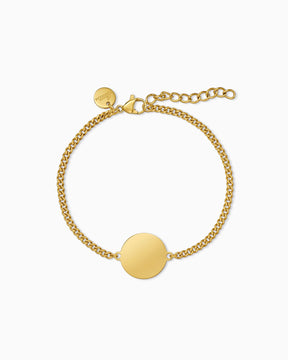 Gravurarmband Gravurplatte Rund