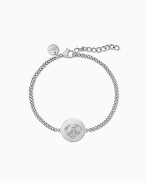 Nasenabdruck Gravurarmband Gravurplatte Rund