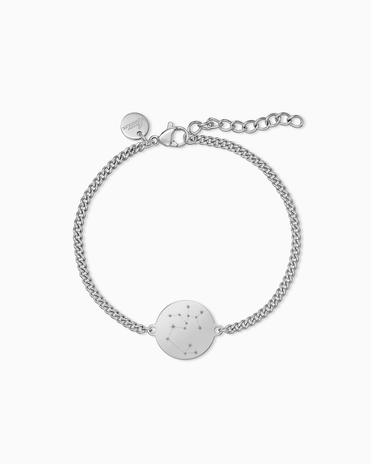 Sternzeichen Gravurarmband Gravurplatte Rund