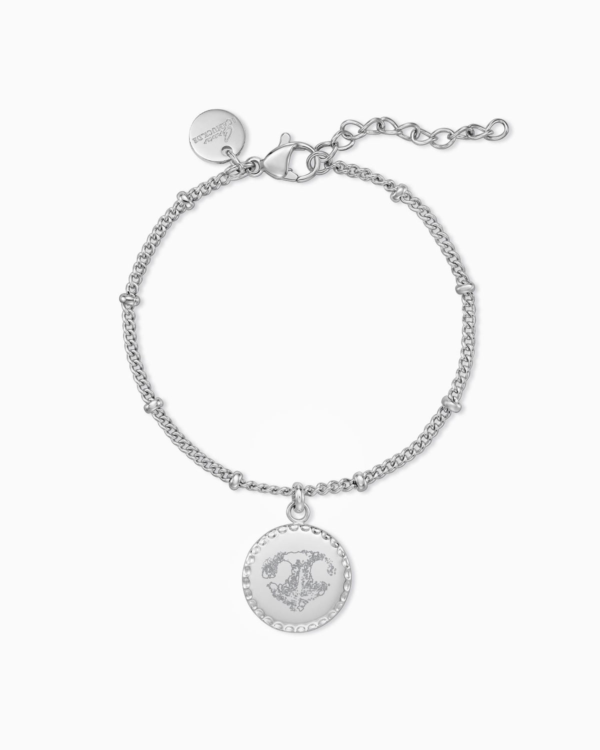 Nasenabdruck Gravurarmband Gravurplatte Rund