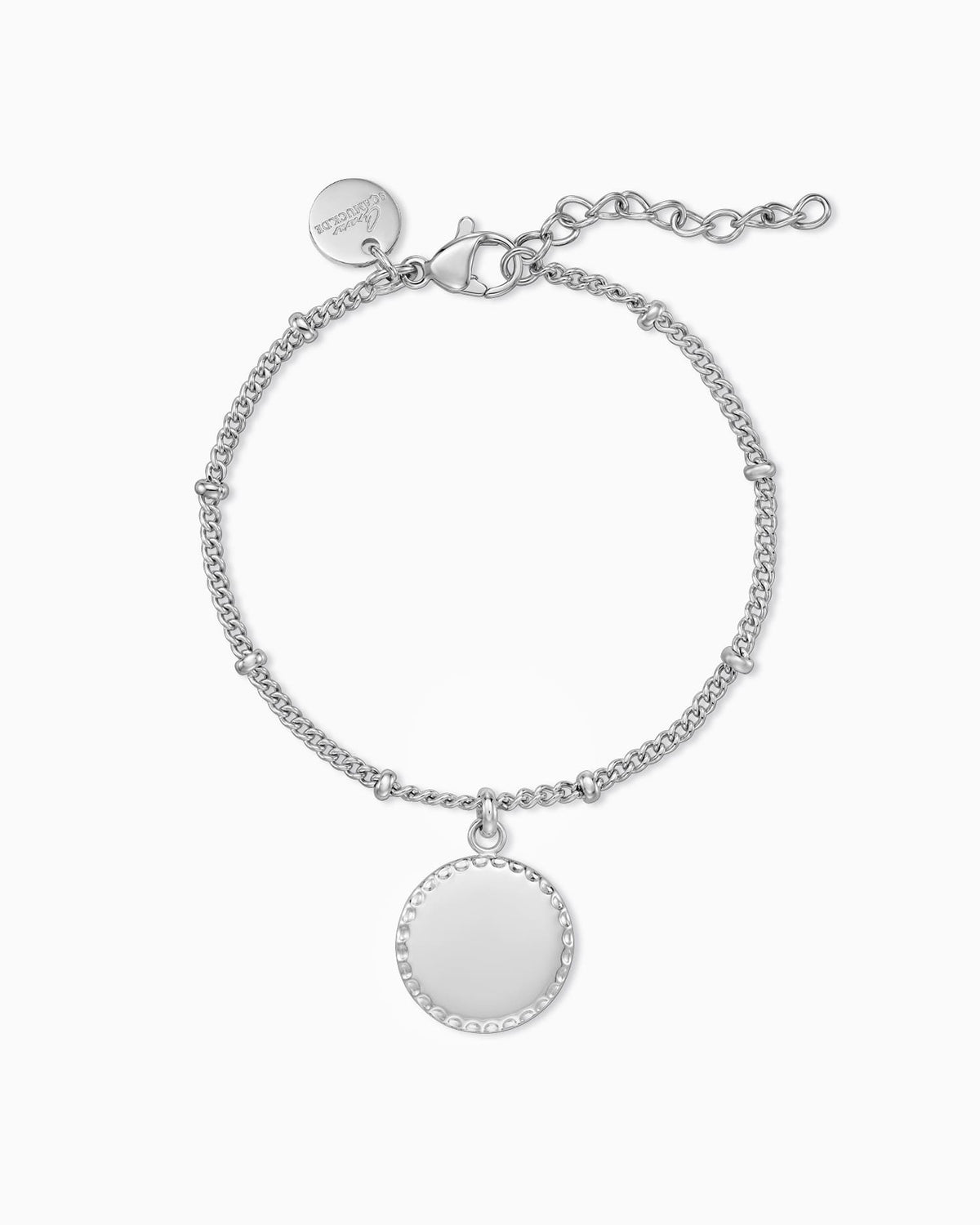 Gravurarmband Gravurplatte Rund