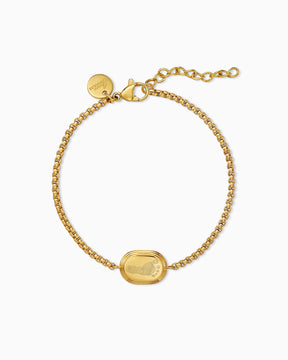 Fußabdruck Gravurarmband Gravurplatte Oval