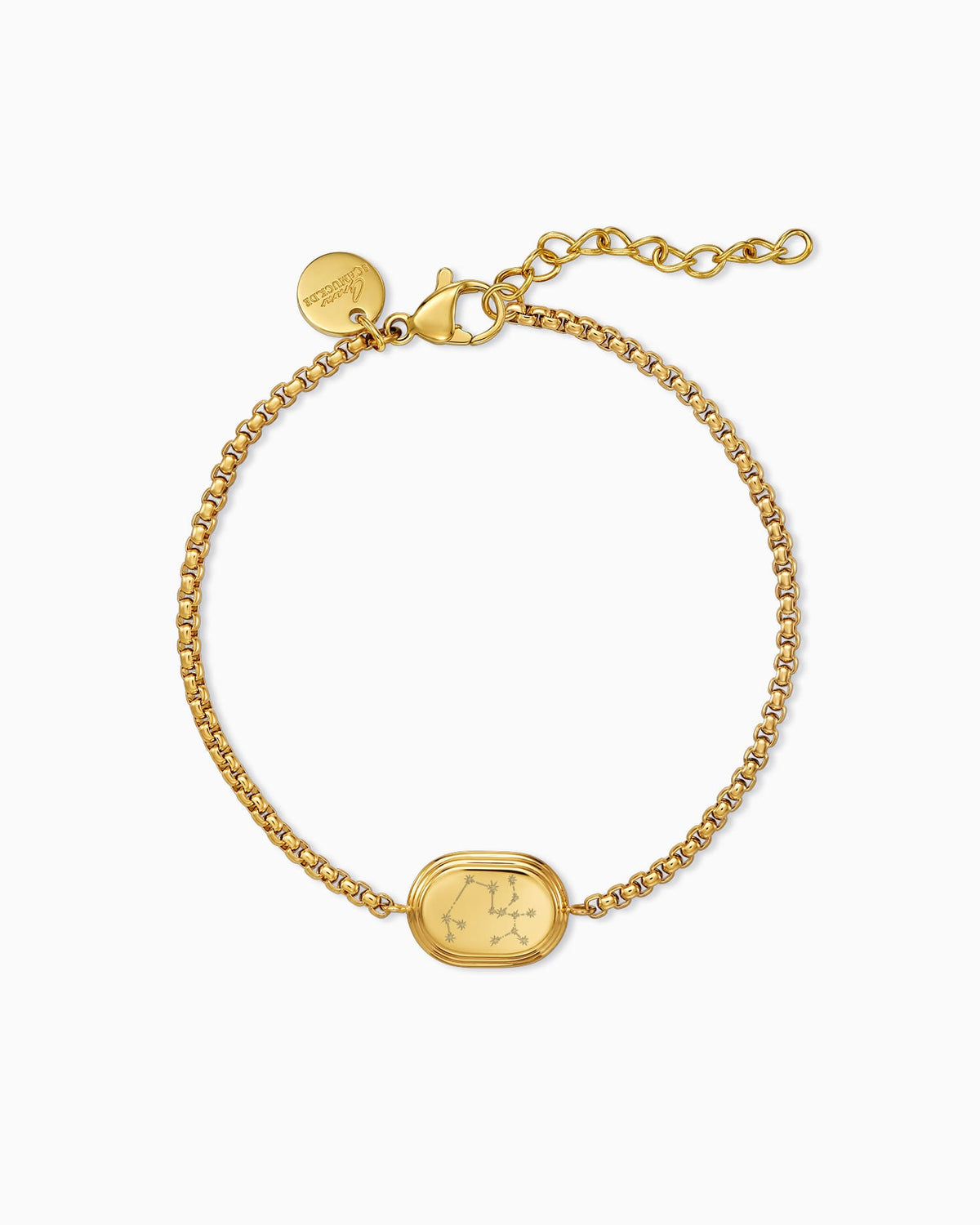 Sternzeichen Gravurarmband Gravurplatte Oval