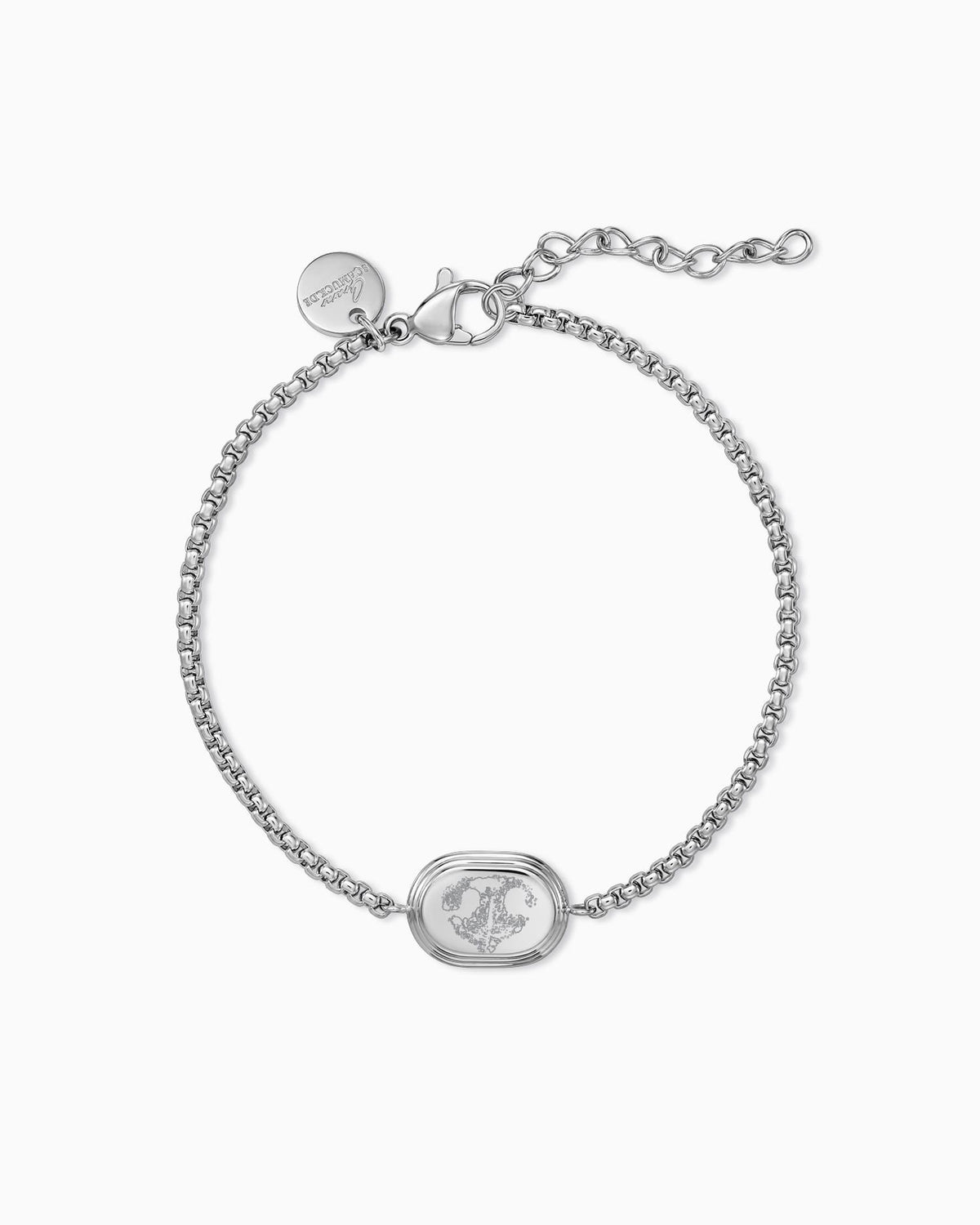 Nasenabdruck Gravurarmband Gravurplatte Oval