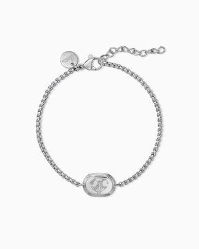 Neusafdruk graveerarmband graveerplaat ovaal