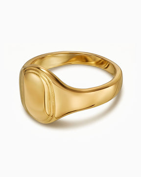 Gravurring Goldring Oval