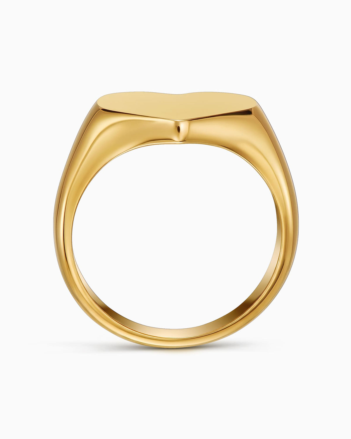 Gravurring Herz Goldring