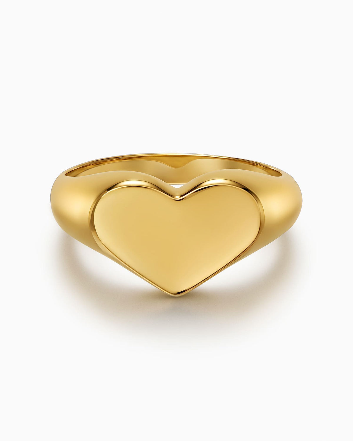 Gravurring Herz Goldring