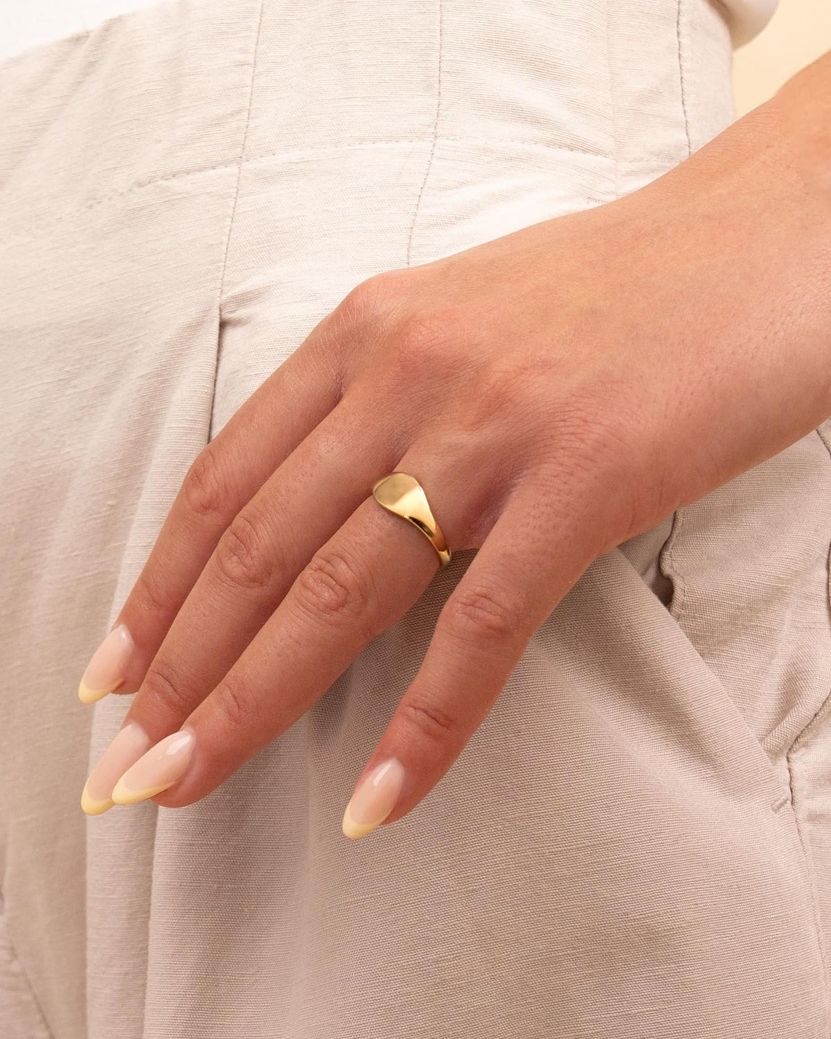 Gravurring Damen Goldring