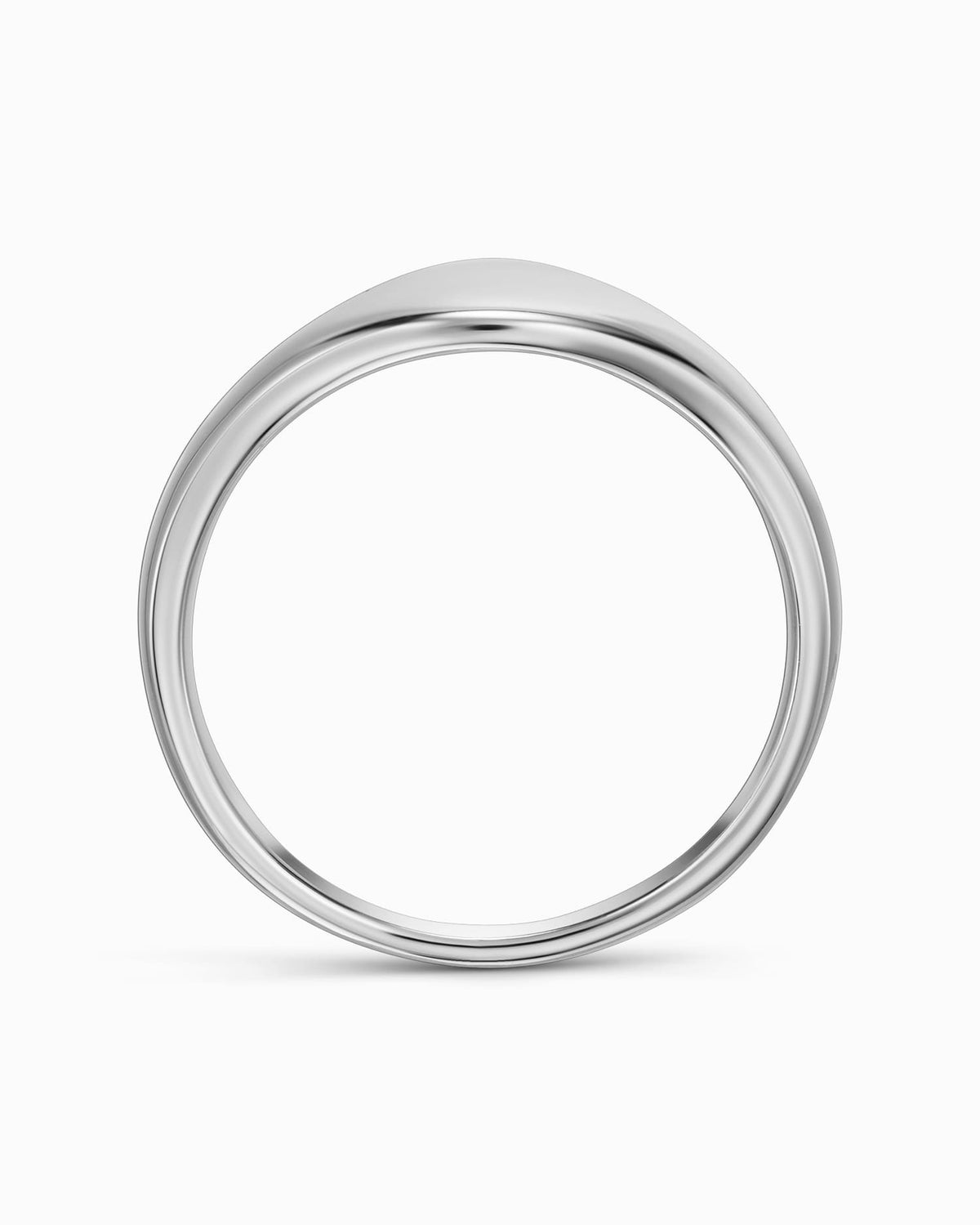 Fingerabdruck Gravurring Damen Silberring