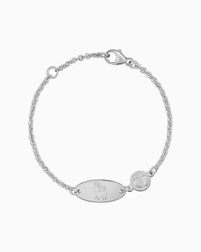 Sternzeichen Gravurarmband Gravurplatte Babyfüße