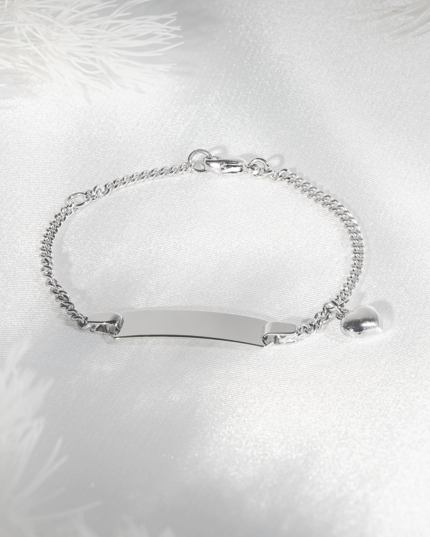 Gravurarmband Gravurplatte Herz