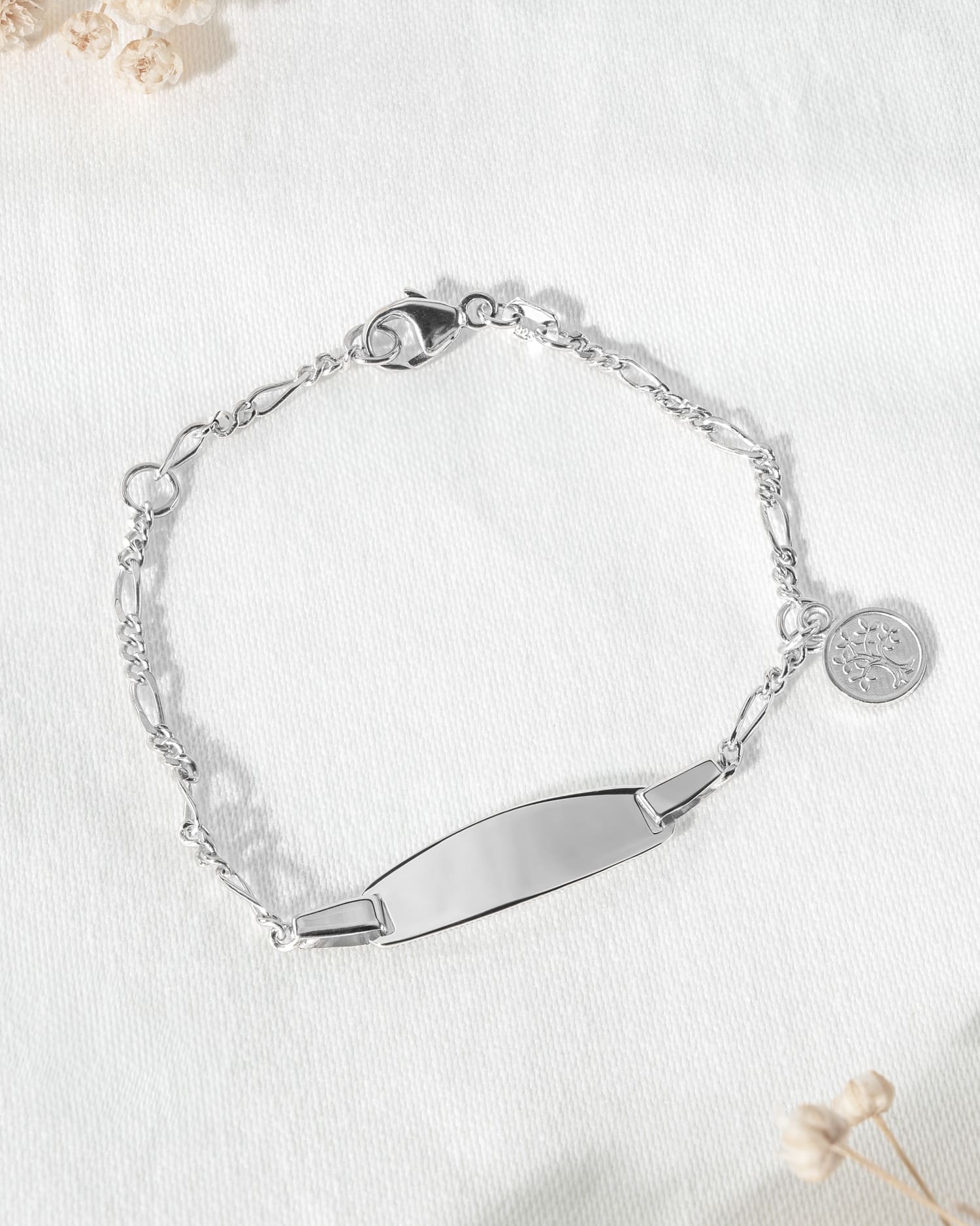 Gravurarmband Gravurplatte Lebensbaum