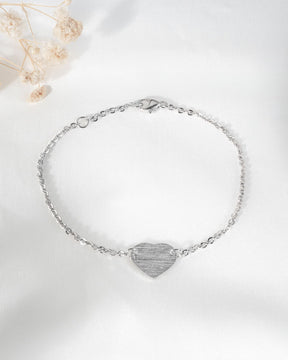 Koordinaten Gravurarmband Gravurplatte Herz