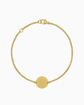 Gravurarmband Gravurplatte Rund