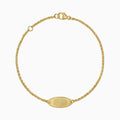 Fingerabdruck Gravurarmband Gravurplatte Oval