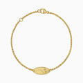 Geburtsblume Gravurarmband Gravurplatte Oval