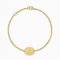 Geburtsdaten Gravurarmband Gravurplatte Oval