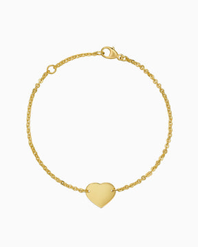 Gravurarmband Gravurplatte Herz