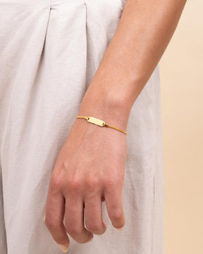 Graveerarmband Graveerplaat