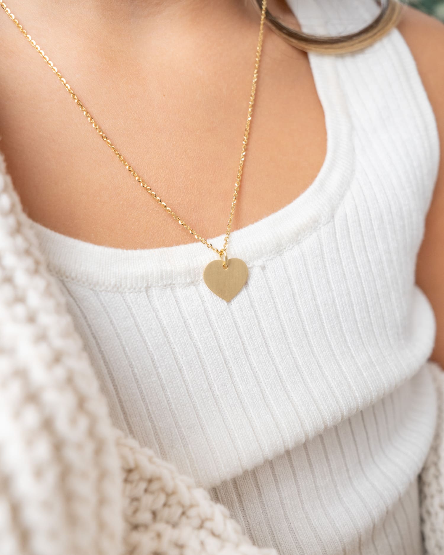 Sternzeichen Herz Halskette Gravurplatte Anhänger 13mm