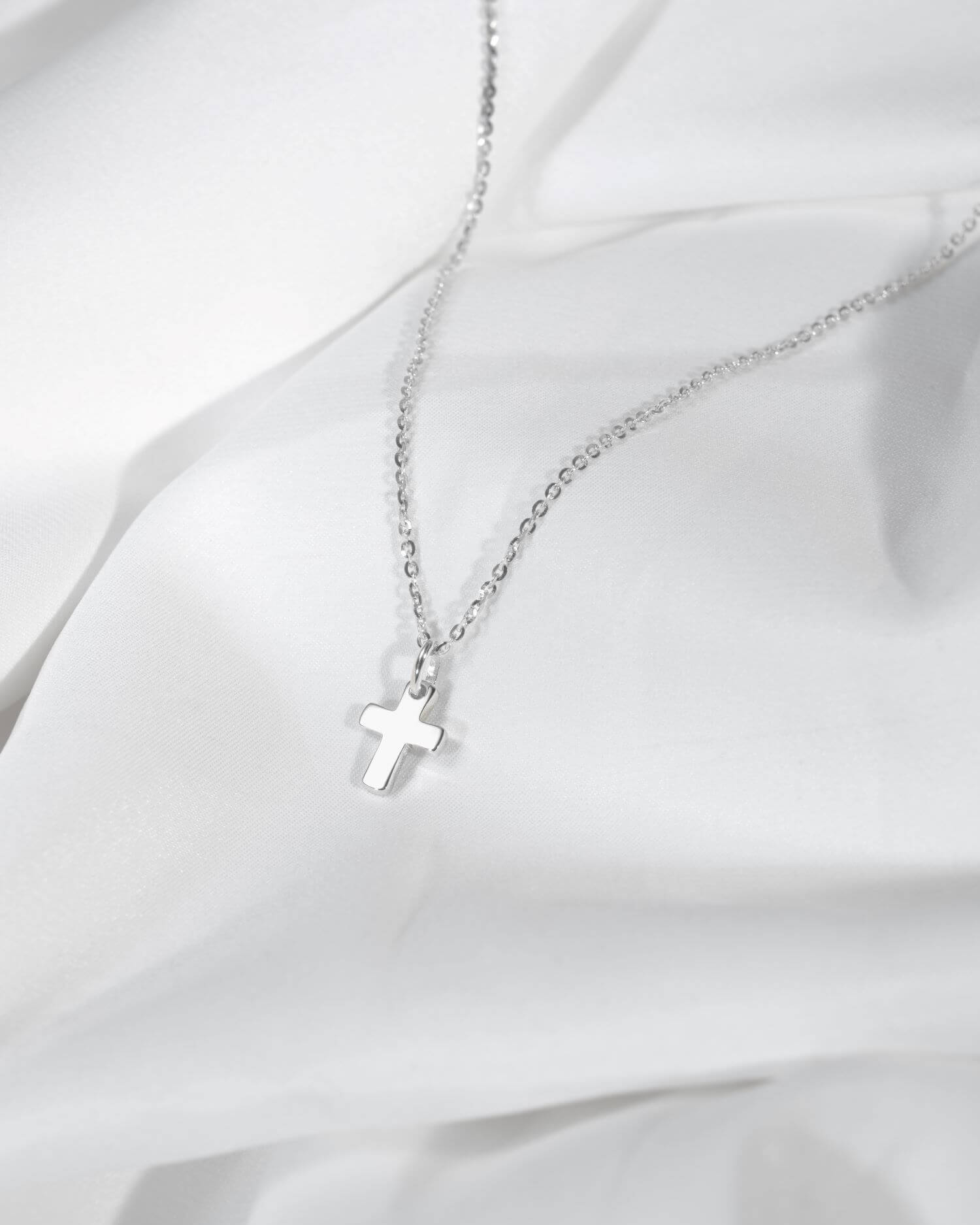 Cross necklace engraving plate pendant