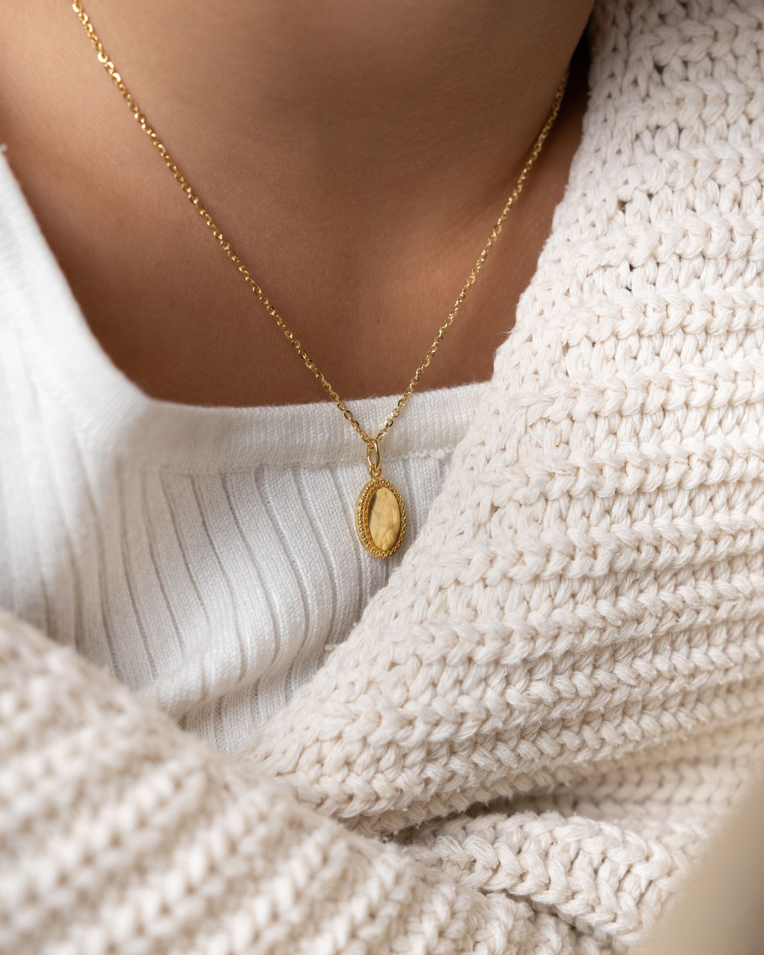 Sternzeichen Gravurplatten Halskette Anhänger Oval