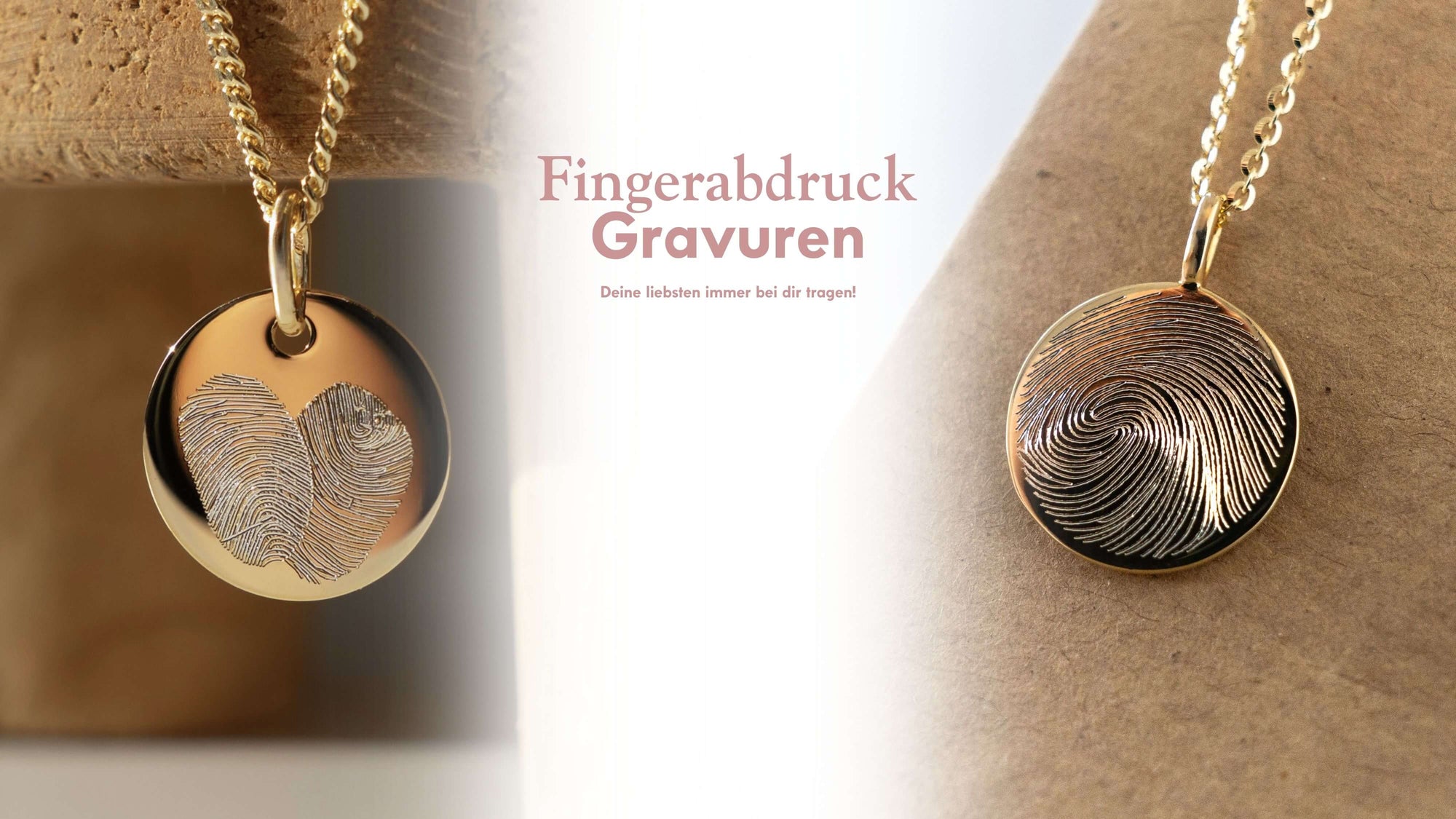 Fingerabdruck Gravuren